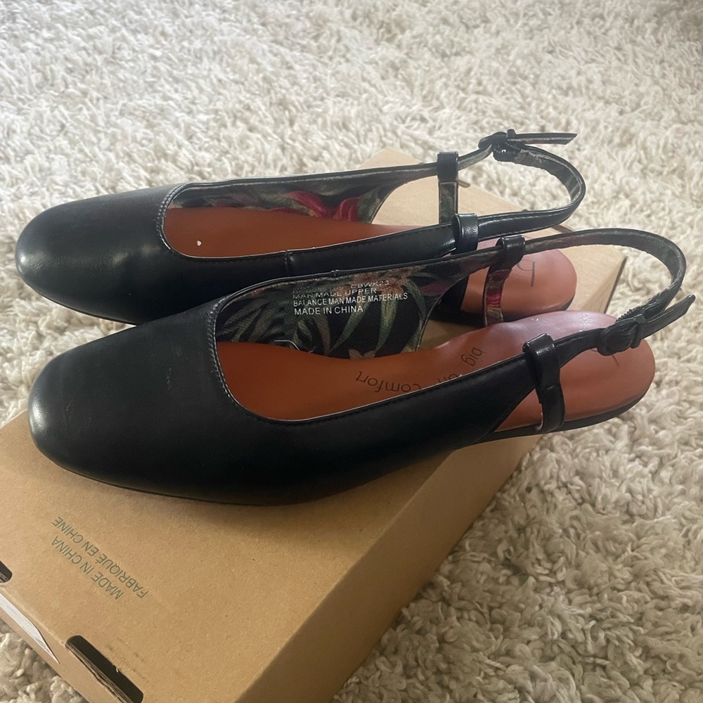 Stylish Black Women's Slingback Mules